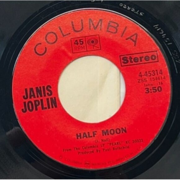 Janis Joplin 45 Rock Lot Me and Bobby McGee / Big Brother Holding Co Call on Me - Picture 3 of 11